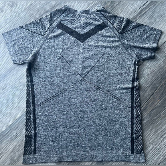 Gray and Black Men's Short Sleeve OQQ Tee - Picture 2 of 3